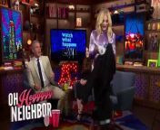 Celebri-gays come to actress Chloe Grace Moretz’s door and with help from singer Meghan Trainor, she has to guess 7 in 60 seconds during the game “Oh Heyyy Neighbor.”