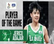 UAAP Player of the Game Highlights: Eco Adajar directs La Salle attack vs. UP from axa global direct