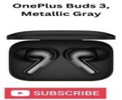 OnePlus Buds 3, Metallic Gray. #productreview #viral #shorts &#60;br/&#62;https://amzn.to/4aLiJHv&#60;br/&#62;For full video please click here&#60;br/&#62;https://youtu.be/-bfdz73byys