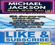 Michael Jackson - Rock With You (Karaoke Version) #shorts &#92;