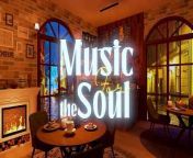 Cozy Coffee Shop Ambience - Relaxing Smooth Jazz Music with Rain Sounds at Night - Copy from kala titar ke sound