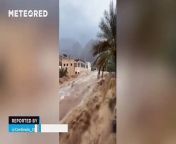 In recent days, the fall of hail has intensified, causing several riverbeds in the country to overflow, flooding towns and roads in their path.
