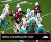 Dolphins QB Tua Tagovailoa Reflects on Victory at Arizona from www dolphin com video old