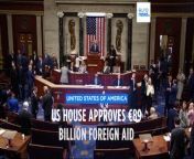 US House of Representatives approves 89 billion euros aid package for Ukraine, Israel and Taiwan overcoming months of internal discord.&#60;br/&#62;&#60;br/&#62;The vote was passed 311-112 votes.&#60;br/&#62;&#60;br/&#62;All amendments to the bill providing aid to Ukraine that would have reduced the assistance were rejected before the vote.