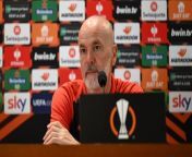 Roma v AC Milan, Europa League 2023\ 24: the pre-match press conference from bd khan al ac