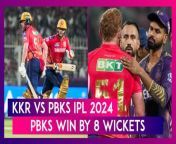 Punjab Kings pulled off a historic run chase, beating Kolkata Knight Riders by eight wickets with eight balls to spare in IPL 2024. This was their third win of the IPL 2024.&#60;br/&#62;