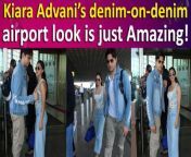 Bollywood&#39;s beloved fashion queen, Kiara Advani never fails to impress her fans with her fashion expertise. She knows exactly how to make heads turn with her stunning fashion sense. Kiara Advani was recently spotted donning the most stylish denim-on-denim ensemble that is melting hearts of her fans.&#60;br/&#62;&#60;br/&#62;#kiaraadvani #sidharthmalhotra #bollywood #don3 #fashion #trending #fashiongoals #entertainmentnews #viralvideo