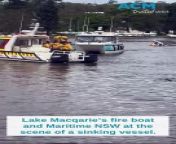 Boat sinking at Lake Macquarie - Newcastle Herald - 22\ 4\ 2024 from vessel sink or not