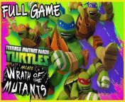 Teenage Mutant Ninja Turtles Arcade: Wrath of the Mutants FULL GAME Co-Op Longplay from ninja mutant turtles nick