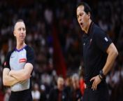 Erik Spoelstra Comments on Intense NBA Playoff Series from sid the sloth nba