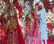 Arti Singh Wedding:Arti Singh and Dipak are married now. Newly Weds pose for the Media. Watch video to know more &#60;br/&#62; &#60;br/&#62;#ArtiSingh #ArtiSinghWedding #KrushnaAbhishek #KashmeraShah&#60;br/&#62;~PR.132~