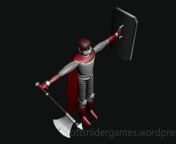 A video, of the Kelce 3D model. Kelce is armed with his axe and shield. Created by Scott Snider using 3DS MAX. Uploaded 05-03-2024.