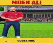 Moin Ali Real Time Bowling Action in real cricket 24RC24 Game !! #shorts #dailyshorts #viral #trending