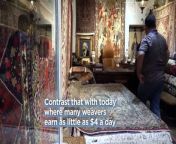 The export of traditional Persian rugs from Iran, a market which once exceeded &#36;2 billion, has plummeted to less than &#36;50 million in the last year.