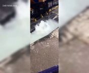 Footage of water leak at the junction of High Street and Ramsgate Road in Margate. Video: Nichola Jarvis