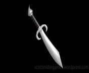 A video, of Bodine&#39;s dagger 3D model. Created by Scott Snider using 3DS MAX. Uploaded 04-30-2024.