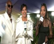 Kris Jenner and Cory Gamble speak with texting partner La La Anthony about their Met looks and their excitement for the night.