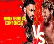 AEW vs WWE dream match alert! Could Kenny Omega take on Roman Reigns?Who do you think would win this epic battle? Comment below! #AEW #WWE #KennyOmega #RomanReigns #DreamMatch