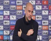 Guardiola on four-goal Haaland in City 5-1 Wolves win&#60;br/&#62;&#60;br/&#62;Etihad Stadium, Manchester, UK