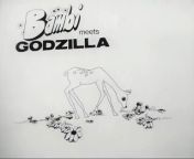 Bambi Meets Godzilla (1969) - Marv Newland from rect godzilla