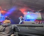 Blue and Peter Andre at MacMoray Festival from blue vi