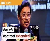 This is the second one-year extension to Azam Baki’s contract as MACC chief commissioner.&#60;br/&#62;&#60;br/&#62;Read More: https://www.freemalaysiatoday.com/category/nation/2024/05/10/azams-contract-as-macc-chief-extended/ &#60;br/&#62;&#60;br/&#62;Laporan Lanjut: https://www.freemalaysiatoday.com/category/bahasa/tempatan/2024/05/10/perkhidmatan-azam-baki-dilanjut-setahun/&#60;br/&#62;&#60;br/&#62;Free Malaysia Today is an independent, bi-lingual news portal with a focus on Malaysian current affairs.&#60;br/&#62;&#60;br/&#62;Subscribe to our channel - http://bit.ly/2Qo08ry&#60;br/&#62;------------------------------------------------------------------------------------------------------------------------------------------------------&#60;br/&#62;Check us out at https://www.freemalaysiatoday.com&#60;br/&#62;Follow FMT on Facebook: https://bit.ly/49JJoo5&#60;br/&#62;Follow FMT on Dailymotion: https://bit.ly/2WGITHM&#60;br/&#62;Follow FMT on X: https://bit.ly/48zARSW &#60;br/&#62;Follow FMT on Instagram: https://bit.ly/48Cq76h&#60;br/&#62;Follow FMT on TikTok : https://bit.ly/3uKuQFp&#60;br/&#62;Follow FMT Berita on TikTok: https://bit.ly/48vpnQG &#60;br/&#62;Follow FMT Telegram - https://bit.ly/42VyzMX&#60;br/&#62;Follow FMT LinkedIn - https://bit.ly/42YytEb&#60;br/&#62;Follow FMT Lifestyle on Instagram: https://bit.ly/42WrsUj&#60;br/&#62;Follow FMT on WhatsApp: https://bit.ly/49GMbxW &#60;br/&#62;------------------------------------------------------------------------------------------------------------------------------------------------------&#60;br/&#62;Download FMT News App:&#60;br/&#62;Google Play – http://bit.ly/2YSuV46&#60;br/&#62;App Store – https://apple.co/2HNH7gZ&#60;br/&#62;Huawei AppGallery - https://bit.ly/2D2OpNP&#60;br/&#62;&#60;br/&#62;#FMTNews #AzamBaki #MACC #Extended1Year #ZukiAli