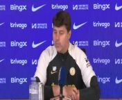 Chelsea manager Mauricio Pochettino confirmed he would finally have an almost full squad available for their Premier League clash with Nottingham Forest and spoke on their European ambitions and the challenge of facing a relegation threatened side&#60;br/&#62;Cobham, London, UK