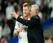 Carlo Ancelotti was in a jubilant mood during Real Madrid&#39;s LaLiga title celebrations