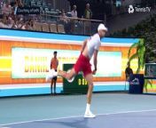 Nicolas Jarry accidentally hit a ball-girl whilst serving in the warm-up prior to his Miami Open match against Daniil Medvedev