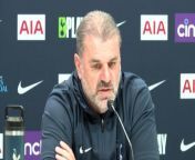 Ahead of tomorrows match against West Ham United, Spurs boss Ange Postecoglou gives updates on players, training and how captaincy has taken Sonny to a new level on the field&#60;br/&#62;&#60;br/&#62;Enfield Training Center, London, UK