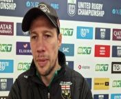 City of Derry Head Coach Richard McCarter reflects on a Junior Cupdefeat to Dromore at the Kingspan Stadium