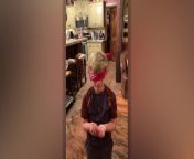 A U.S. Marine surprised his kid brother after returning home from active service for good. Parker Perner had just finished active duty and hadn’t seen his Kid brother in a year. The Marine - who was deployed twice on long stints visiting several countries - decided to spring a surprise visit on his brother Cash. With the help of their mom Kim, she gave eight-year-old Cash a surprise, which she billed as a reward for doing well at school. With a blind fold on, Cash can been seen eagerly awaiting his gift with his hands outstretched. But suddenly in the background, his older brother Parker, 23, can be seen tip-toeing into the room clutching his Marine’s cap. As mom Kim says she’s about to put the surprise gift in Cash’s hands, Parker reaches over and drops his hat into his palms. As Cash removes his blindfold, he’s amazed to see his older brother’s cap, and looks over the moon with the gift. But just as he thinks that’s the end of it, his mom asks whether he likes it, to which Cash replies enthusiastically: “Yeah!” Kim then says: “Is that a good surprise? Do you like that surprise?” And points behind Cash, where his brother Parker is standing. A shocked Cash falls backwards, before leaping to his feet and embracing his brother in a teary reunion hug. It was the first time he had seen his older brother in year.