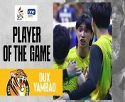 UAAP Player of the Game Highlights: Dux Yambao directs UST's arsenal in thriller over NU from nu nobiji
