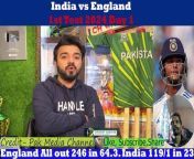 India vs Eng Test 1 Day 2023 Pak Media Reactions