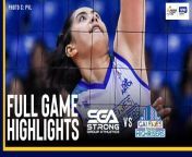 PVL Game Highlights: Galeries Tower deflates Strong Group Athletics from wohal cufolly group