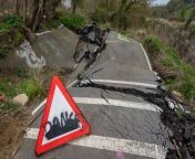 Plans have been submitted to fix a road that was left looking like an earthquake after a landslip.&#60;br/&#62;&#60;br/&#62;Around 100 metres of the B4069 was badly damaged during storms in February 2022 - and has remained closed ever since.&#60;br/&#62;&#60;br/&#62;The damage was so significant, it looked like it had been hit by an earthquake.