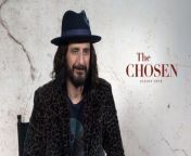 SUCOPRESS/Raquel Laguna. Actor Jonathan Roumie returns to play Jesus in THE CHOSEN Season 4. In this interview, Jonathan talks about his character and about in which way playing Jesus has impacted his personal life. THE CHOSEN is a groundbreaking historical drama based on the life of Jesus (Jonathan Roumie), seen through the eyes of those who knew him. Set against the backdrop of Roman oppression in first-century Israel, the seven-season show shares an authentic and intimate look at Jesus’ revolutionary life and teachings. THE CHOSEN Season 4 will continue its successful portrayal of Jesus Christ&#39;s life. Jonathan Roumie, Shara Isaac, Elizabeth Tabish, Paras Patel, George H. Xanthis, Noah James, Nick Shakoor, Giavani Cairo, Shaan Sharma, Lara Silva, Abe Bueno-Jallad, Brandon Potter, Kirk B. R. Woller, Jordan Walker Ross, David Amito y Luke Dimyan return to the series.