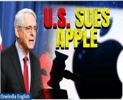 The US Justice Department takes on tech giant Apple in a blockbuster antitrust lawsuit, alleging monopolistic practices in the smartphone market. The lawsuit accuses Apple of exploiting its market power to extract higher fees from consumers and developers. Get all the details and the latest updates on this high-stakes legal battle. &#60;br/&#62; &#60;br/&#62;#USNews #USSuesApple #USvsApple #USA #Apple #USGovernment #SmartphoneMarket #USJusticeDepartment #AppleNews #Oneindia&#60;br/&#62;~PR.274~ED.194~