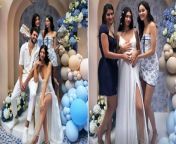 Ananya Panday&#39;s baby shower was a star studded extravaganza, where the presence of Ananya Panday, Shanaya Kapoor, Bobby Deol, Bipasha Basu, Karan Singh Grover, and little Devi filled the ambiance with infinite joy. The super adorable photos and videos from this event are rapidly going viral on social media and fans are in love with the cute photos. Let’s have a look at what Ananya and Shanaya wore for the special occasion!&#60;br/&#62;&#60;br/&#62;#ananyapanday #alannapanday #babyshower #adityaroykapoor #viralvideo&#60;br/&#62;#trending #shanayakapoor #entertainmentnews