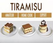 We challenged chefs of three different skill levels - amateur Desi, home cook Daniel, and professional chef Jurgen David, director of pastry research and development at the Institute of Culinary Education - to make us their take on a classic tiramisu. Once each level of chef had presented their creations, we asked expert food scientist Rose to explain the choices each made along the way. Which tiramisu will you be your next sweet treat?&#60;br/&#62;&#60;br/&#62;Director: Lisa Paradise &#60;br/&#62;Director of Photography: Jeremy Harris&#60;br/&#62;Editor: Manolo Moreno&#60;br/&#62;Director of Culinary Production: Kelly Janke &#60;br/&#62;Producer: Tyre Nobles&#60;br/&#62;Culinary Producer: Mallary Santucci &#60;br/&#62;Culinary Associate Producer: Leslie Raney&#60;br/&#62;Line Producer: Jen McGinity&#60;br/&#62;Associate Producer: Sahara Pagan&#60;br/&#62;Production Manager: Janine Dispensa&#60;br/&#62;Production Coordinator: Elizabeth Hymes&#60;br/&#62;Assistant Camera: Lucas Young&#60;br/&#62;Sound Mixer: Brett van Deusen&#60;br/&#62;Production Assistant: Justine Ramirez&#60;br/&#62;Culinary Assistant: Jami Samuelson-Kopek&#60;br/&#62;Researcher: Vivian Jao&#60;br/&#62;Post Production Supervisor: Andrea Farr&#60;br/&#62;Post Production Coordinator: Scout Alter&#60;br/&#62;Supervising Editor: Eduardo Araujo&#60;br/&#62;Assistant Editor: Justin Symonds