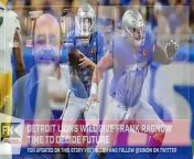 Detroit Lions Frank Ragnow will return to Detroit Lions in 2024.