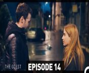 The Guest Episode 14&#60;br/&#62;&#60;br/&#62;Escaping from her past, Gece&#39;s new life begins after she tries to finish the old one. When she opens her eyes in the hospital, she turns this into an opportunity and makes the doctors believe that she has lost her memory.&#60;br/&#62;&#60;br/&#62;Erdem, a successful policeman, takes pity on this poor unidentified girl and offers her to stay at his house with his family until she remembers who she is. At night, although she does not want to go to the house of a man she does not know, she accepts this offer to escape from her past, which is coming after her, and suddenly finds herself in a house with 3 children.&#60;br/&#62;&#60;br/&#62;CAST: Hazal Kaya,Buğra Gülsoy, Ozan Dolunay, Selen Öztürk, Bülent Şakrak, Nezaket Erden, Berk Yaygın, Salih Demir Ural, Zeyno Asya Orçin, Emir Kaan Özkan&#60;br/&#62;&#60;br/&#62;CREDITS&#60;br/&#62;PRODUCTION: MEDYAPIM&#60;br/&#62;PRODUCER: FATIH AKSOY&#60;br/&#62;DIRECTOR: ARDA SARIGUN&#60;br/&#62;SCREENPLAY ADAPTATION: ÖZGE ARAS