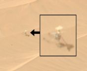 The NASA Perseverance rover&#39;s left Mastcam-Z camera captured an image of Mars helicopter Ingenuity. The little Red Planet chopper flew for the 72nd and final time after sustaining damage to its rotor blades.&#60;br/&#62;&#60;br/&#62;Credit: Space.com &#124; imagery: NASA/JPL-Caltech/ASU &#124; edited by Steve Spaleta
