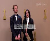 Siblings, Billie Eilish and Finneas O&#39;Connell became the youngest two-time Academy Award winners when they took home the Oscar for Best Original Song for &#39;What Was I Made For?&#39; from Barbie . Elish, 22 gave her advice for aspiring artists in the press room after her win for the song, which she performed earlier in the evening.