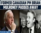 Join us as we pay tribute to the life and legacy of former Canadian Prime Minister Brian Mulroney, who passed away at the age of 84. Explore his impact on Canadian politics and his enduring contributions to the nation. &#60;br/&#62; &#60;br/&#62; &#60;br/&#62;#Canada #BrianMulroney #CanadaNews #CanadianPM #BrianMulroneyPassesAway #BrianMulroneyDemise #IndiaCanadaTies #IndiaCanadaTensions #Politics #Oneindia&#60;br/&#62;~HT.178~PR.274~GR.121~