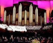 Mormon Tabernacle Choir perfors a private concert at the Church of Latter-Day Saints Conference Center on Tuesday, November 14.