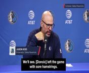 Luka leaves early in Mavs win over Warriors from early b feat anny