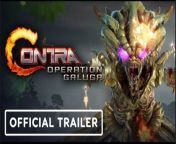 Check out Contra Operation Galuga gameplay and more in this launch trailer for the modern reimagining of the classic &#39;80s run-&#39;n&#39;-gun game. Contra: Operation Galuga is available now on Nintendo Switch, PS4 (PlayStation 4), PS5 (PlayStation 5), Xbox, and Steam. Contra: Operation Galuga features new stages, new enemies and bosses, new play mechanics, an updated weapon system, and more.&#60;br/&#62;&#60;br/&#62;In Contra: Operation Galuga, take control of elite Contra commandos Bill Rizer and Lance Bean and battle the ruthless Red Falcon terrorist group, which has conquered the Galuga Archipelago and threatens all of humanity!