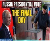 Join us for the latest updates on Russia&#39;s presidential election as accusations fly between Moscow and Kyiv. With tensions escalating, the final day of voting promises to be critical. Stay tuned for in-depth analysis and coverage of this unfolding geopolitical drama.&#60;br/&#62; &#60;br/&#62;#Russia #RussiaPresidentialVote #RussiaPresidentialElection #Russian #Kyiv #RussiaUkraineWar #UkraineRussiaWar #VladimirPutin #Oneindia&#60;br/&#62;~PR.274~ED.103~GR.125~HT.96~