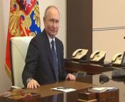 Putin shown ‘voting’ in sham Russian election in new video released by Kremlin from sham 25